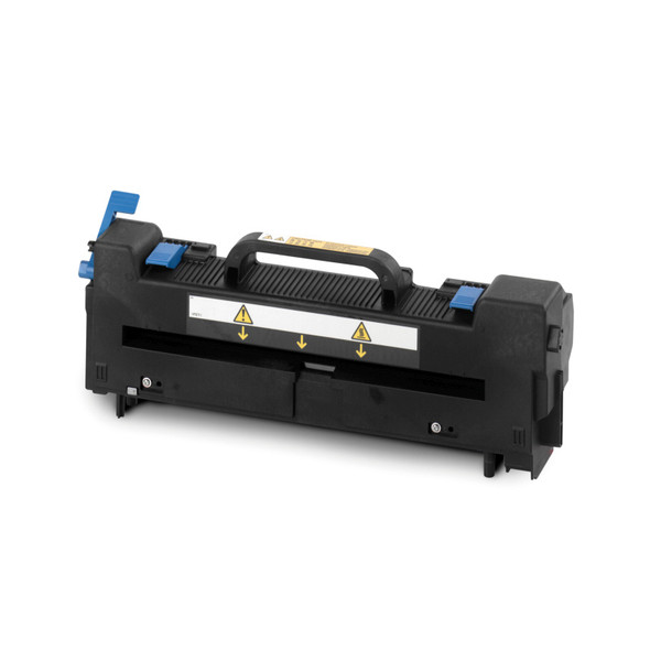 Black Fuser Unit For ES8434, 100,000 Pages, with blue and gold accents, rectangular design.