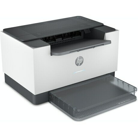 HP Genuine Laserjet M209dw A4 Mono Laser Printer with open tray, white and black design.