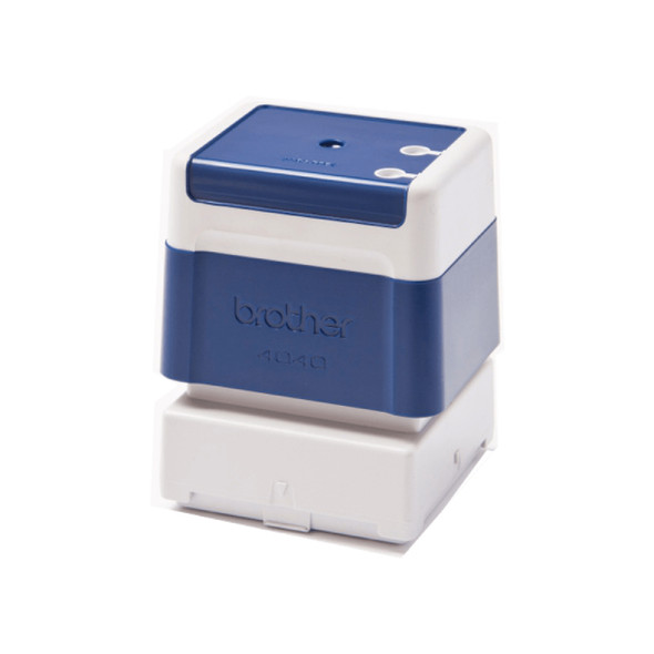 Custom Brother 40x40mm Blue Stamp - Premium Quality Personalised Stamp