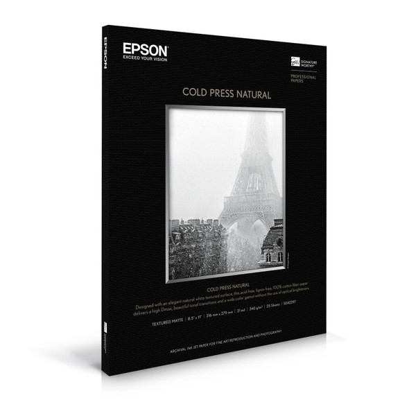 Epson S042300 Cold Press A3+ Watercolor Paper - Premium Quality for Artists