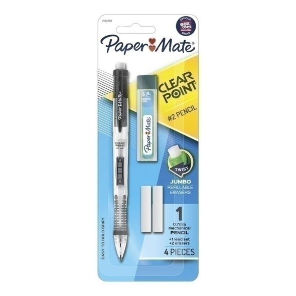 Paper Mate Clearpoint Mechanical Pencil Set - Pack of 6 | Premium Quality Pencils