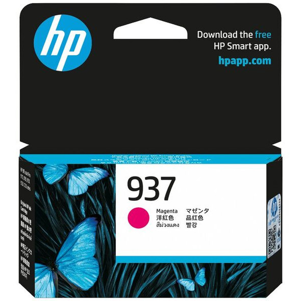 HP 937 Magenta Ink Cartridge - Genuine HP 4S6W3NA - Long-lasting Quality