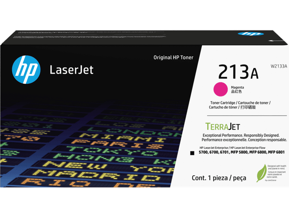 Genuine HP 213A Magenta Original Laserjet Toner Cartridge