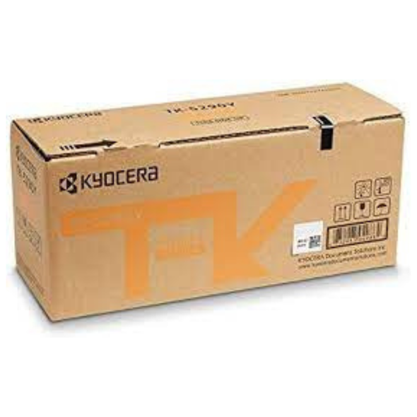 Kyocera TK-460 toner cartridge box, brown cardboard with orange and black text and barcode label.