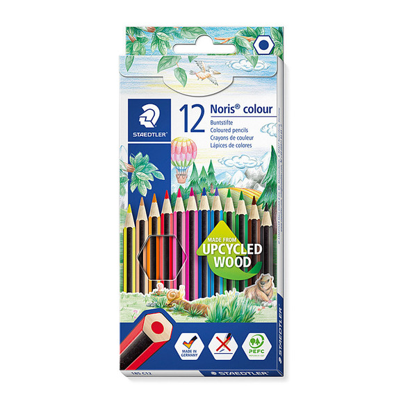 Staedtler Noris Ergonomic Coloured Pencils Box of 12