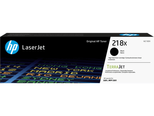 Genuine HP 218X Black High-Yield Toner Cartridge (W2180X)