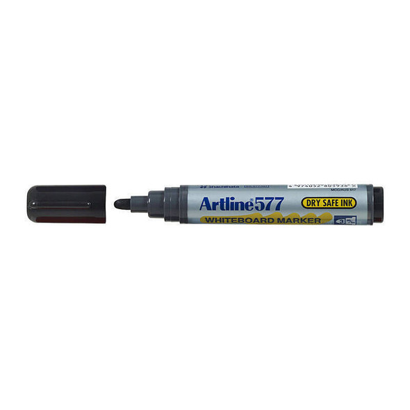 Artline 577 Whiteboard Marker Black (Box of 12)