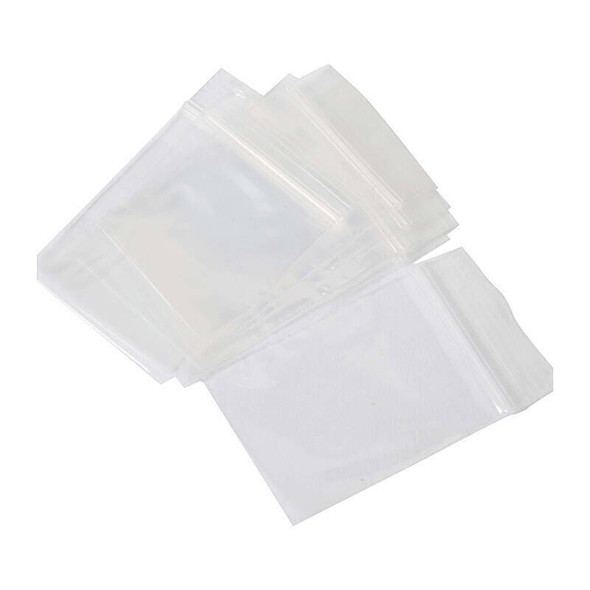 Cumberland Press Seal Bags 40 Micron 125 x 205mm (Pack of 100)