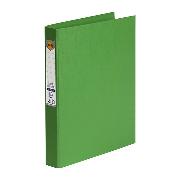 Marbig Ring Binder A4 25mm 4 D-Ring PE Green