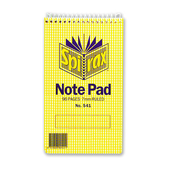 Spirax 541 Notebook 147 x 87mm 96 Page Top Opening (Pack of 20)