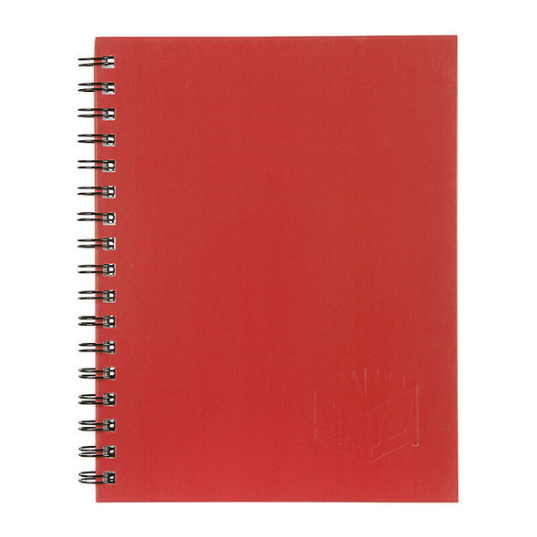 Spirax 512 Hard Cover Book A4 200 Page Red (Pack of 5)