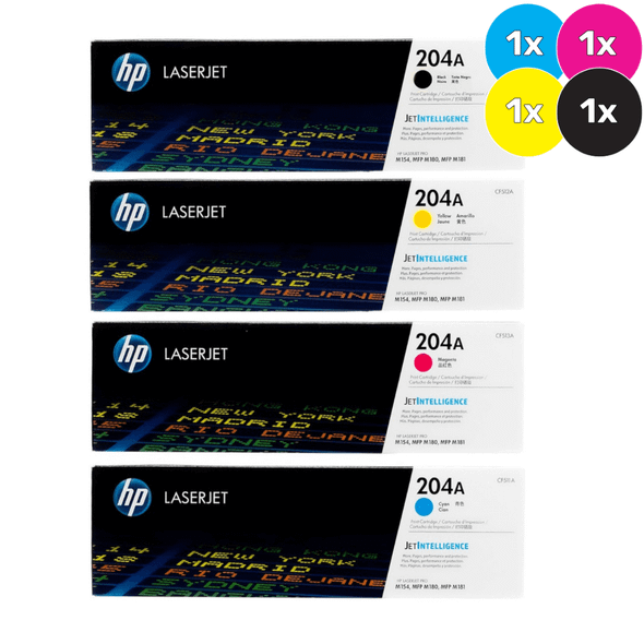 HP 204A Black Original LaserJet Toner Cartridge (CF510A)