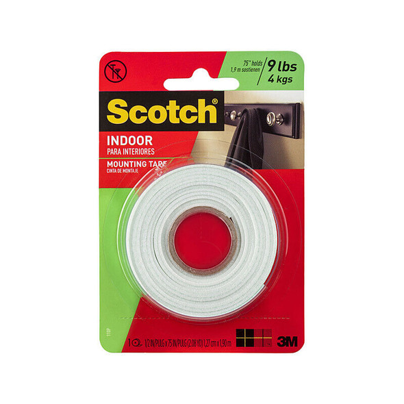 Scotch Mounting Tape 110P Indoor 130mm x 1.9m (Box of 6)