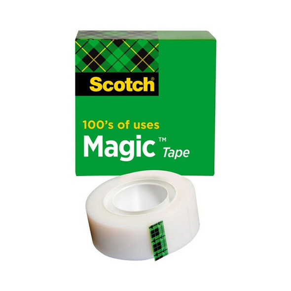 Scotch Magic Tape 810 19mm x 33m (Box of 12)