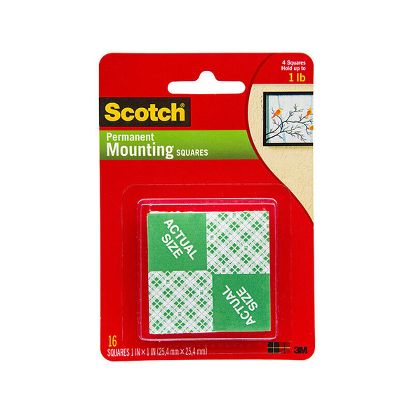 Scotch Mounting Squares 111P Indoor 250 x 250mm (Box of 6)