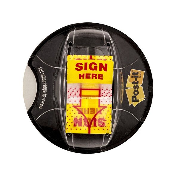 Post-It Sign Here Flags 25 x 43mm Desk Dispenser