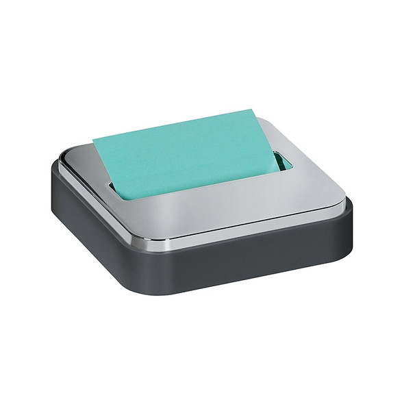Post-It Steel Top Pop-up Note Dispenser Grey