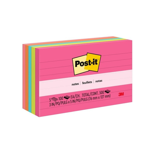 Post-It Notes Cape Town 76 x 127mm (Pack of 5)