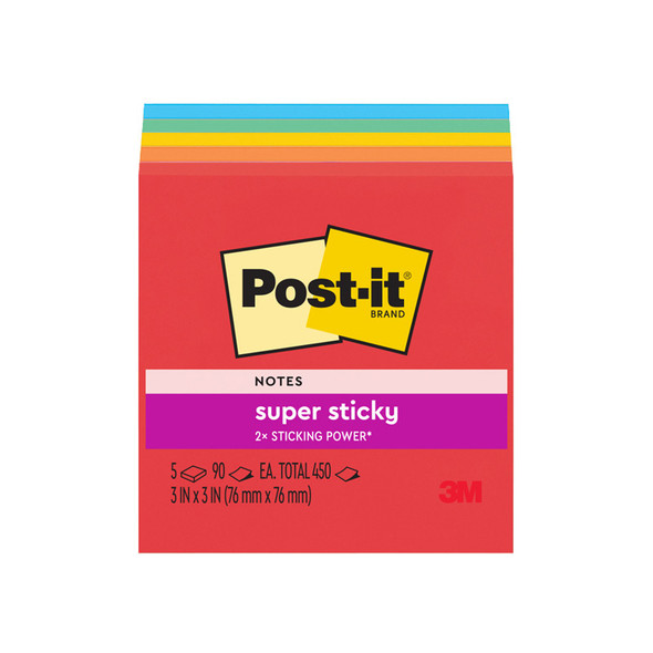 Post-It Super Sticky Notes Marrakesh 76 x 76mm (Pack of 5)
