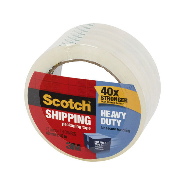 Scotch Packaging Tape 3850-AU H/Duty 48mm x 50m (Box of 6)