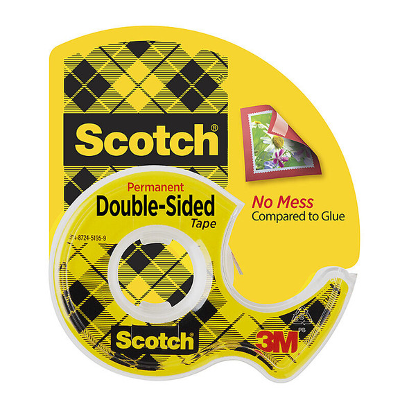 Scotch Double Sided Tape 136 12.7mm x 6.3m (Box of 8)