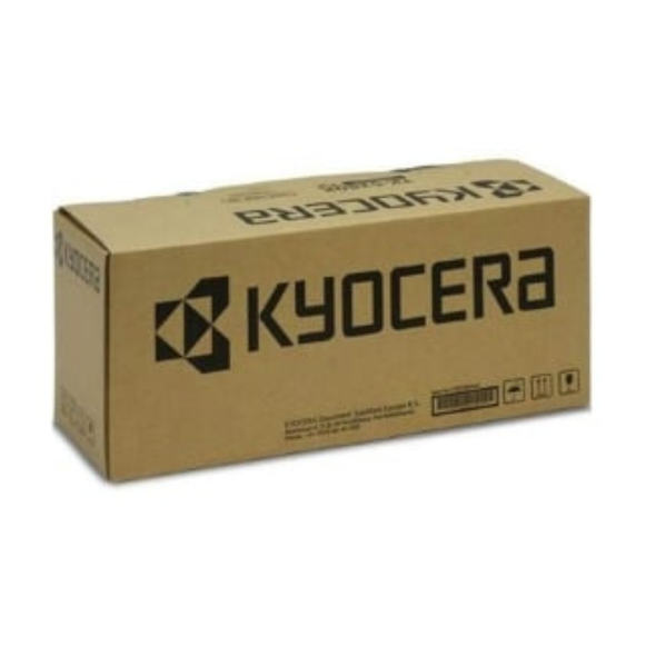 Kyocera TK-1254 black toner box with brand logo and product information on a white background.