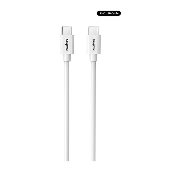 Energizer 2m TPE USB-C to USB-C Fast Charging Cable - Durable & Efficient