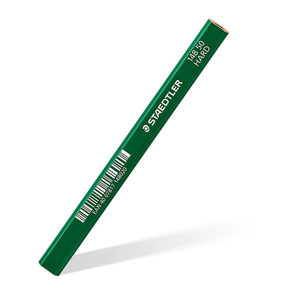 Staedtler Carpenter Pencil Green Lacquer 6H (Pack of 12)