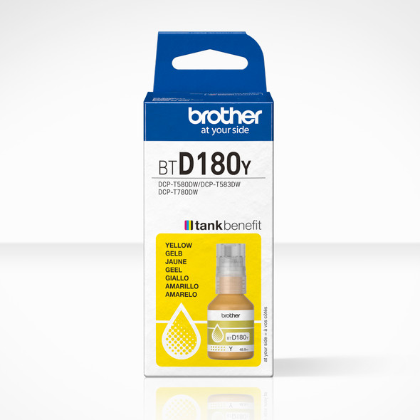 YELLOW INK BOTTLE TO SUIT DCP-T580DW/DCP-T780DW -UP TO 7500 PAGES