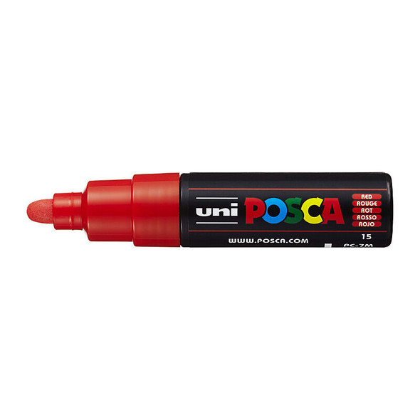 Posca PC-7M Bold Bullet Point Paint Marker Red