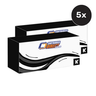 Compatible HP 134X Black 5x Bulk Pack (5 Cartridges)
