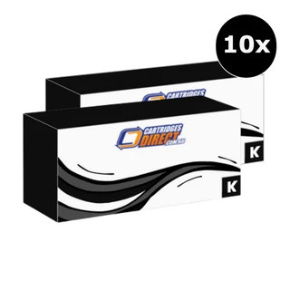 Compatible HP 134X Black 10x Bulk Pack (10 Cartridges)