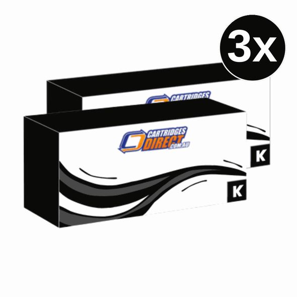 Compatible Fuji Xerox CT202330 Black 3x Bulk Pack (3 Cartridges)