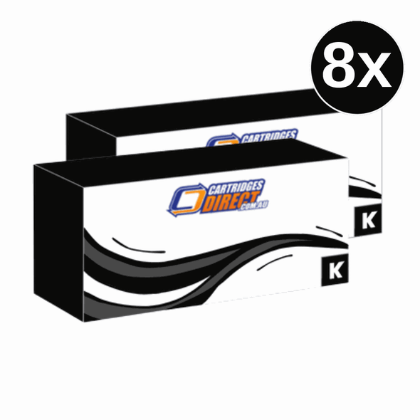 Compatible Brother TN-2450 Black Toner Cartridge Multipack (8 Pack)