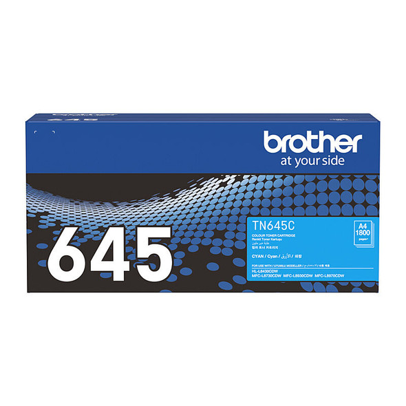 Brother TN-645C Cyan Toner Cartridge