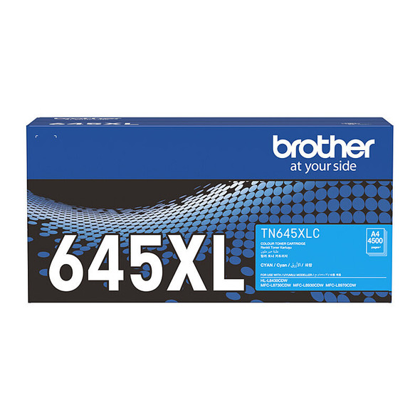 Brother TN-645XLC Cyan High Yield Toner Cartridge