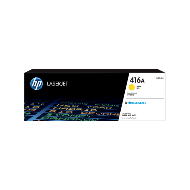 Genuine HP 416A Yellow Toner Cartridge