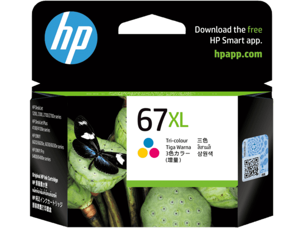 Genuine HP 67XL Tri-Colour Ink Cartridge