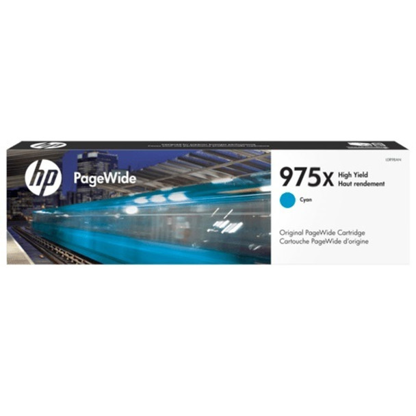 HP 975X Cyan Pagewide Ink Cartridge (Original)