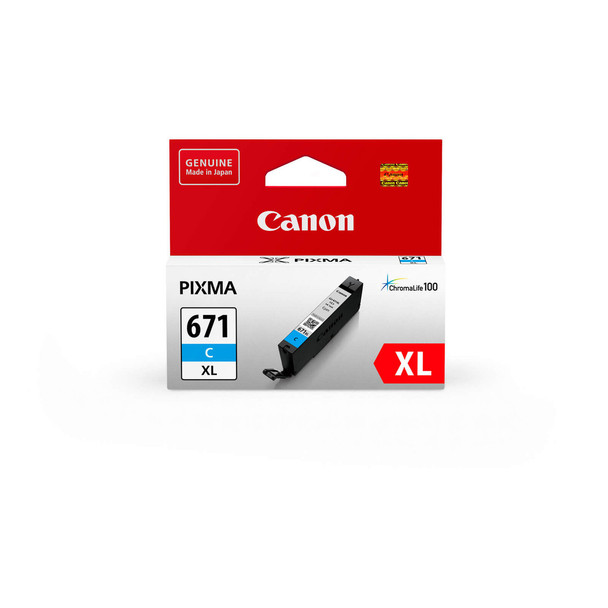 Canon CLI671XL Cyan Ink Cartridge (Original)