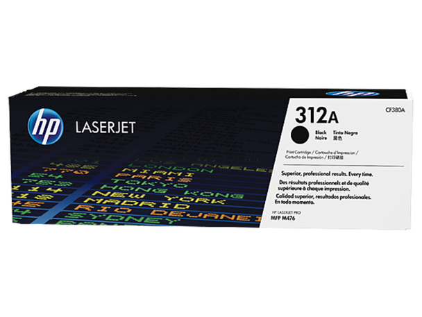 Genuine HP 312A Black Toner Cartridge