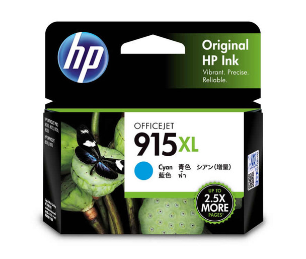 HP 915XL Cyan Ink Cartridge (Original)