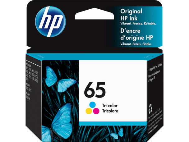 Genuine HP 65 Tri-Colour Ink Cartridge