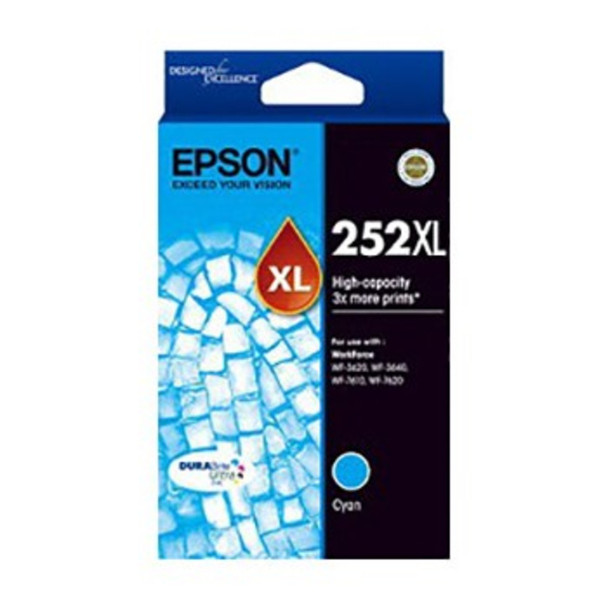 Epson 252XL Cyan Ink Cartridge (Original)