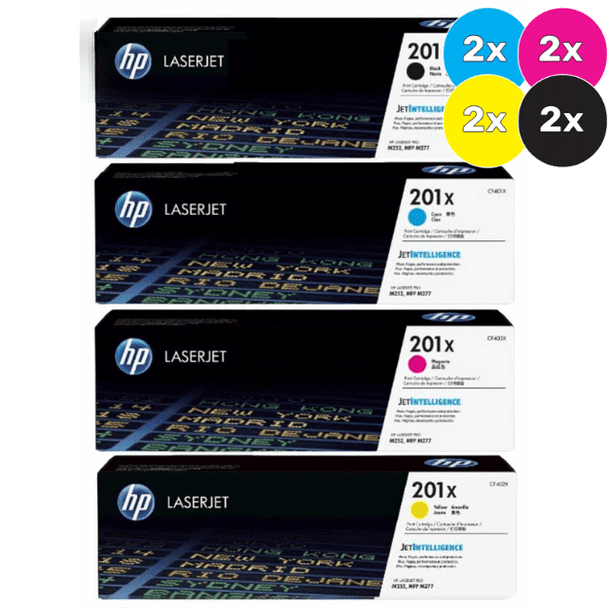 HP 201X Toner Cartridges Value Pack  - Includes: [2 x Black, Cyan, Magenta, Yellow]