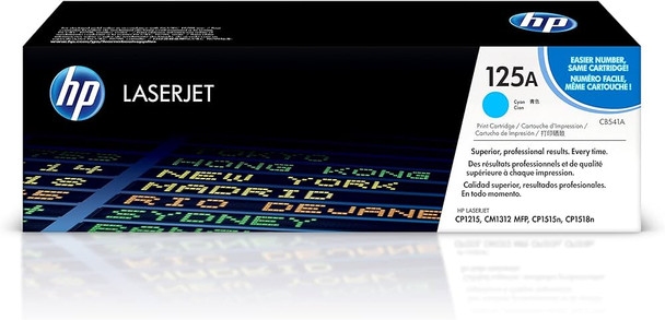 Genuine HP 125A Cyan Toner Cartridge