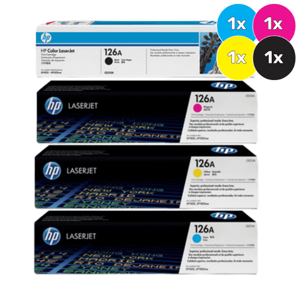 HP 126A Toner Cartridges Value Pack  - Includes: [1 x Black, Cyan, Magenta, Yellow]