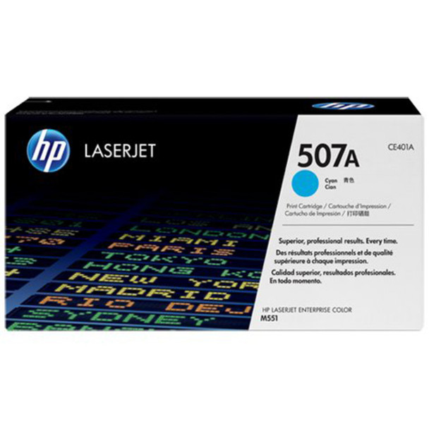 HP 507A Cyan Toner Cartridge (Original)