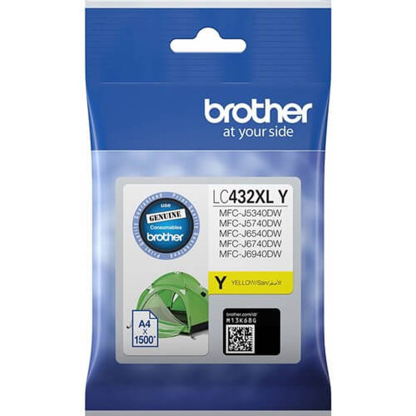 Brother LC432XL Yellow Ink Cartridge