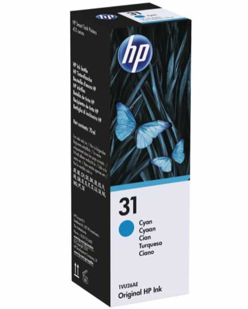 HP 31 Cyan Ink Cartridge (Original)